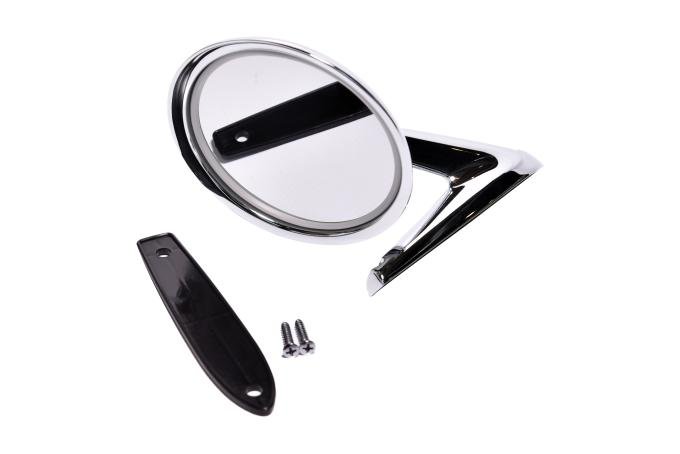 Redline Restomotive® 1964-1966 Ford Mustang Round Head Left or Right Outside Door Mirror