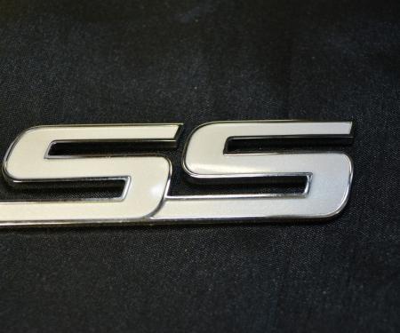 Chevrolet Super Sport (SS) Emblem, Pearl White, 2005-2011