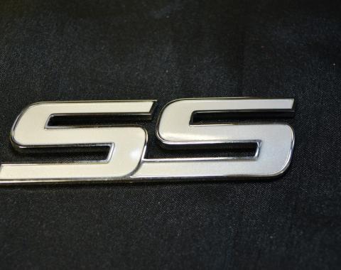 Chevrolet Super Sport (SS) Emblem, Pearl White, 2005-2011