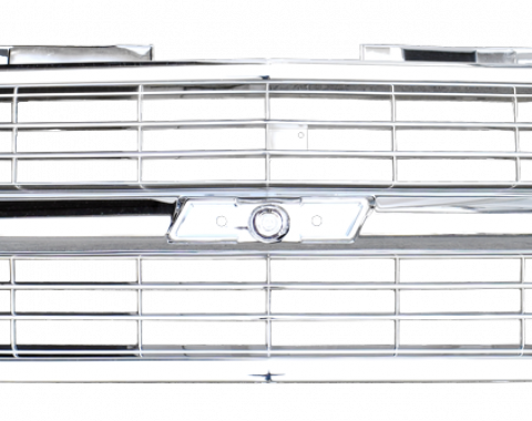 Key Parts '94-'98 Custom All Chrome Grille for Trucks with Composite Headlights 0852-048