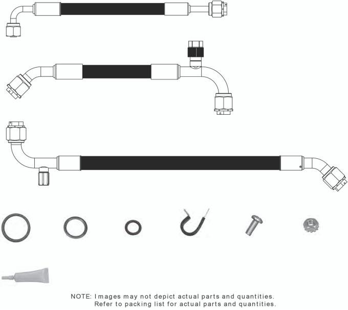 Vintage Air 1960-66 Chevrolet Pickup L6 SureFit™ Reduced Barrier Standard Hose Kit 526704