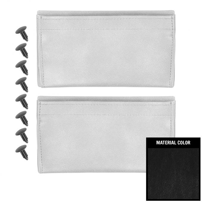 PUI Interiors 1979-1991 GM Truck/Blazer/Jimmy/Suburban Black Vinyl Door Panel Map Pockets 81TDMP70