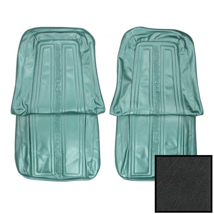 PUI Interiors 1969-1970 Chevrolet Truck Dark Blue Seville Front Bucket Seat Covers 69TS54U