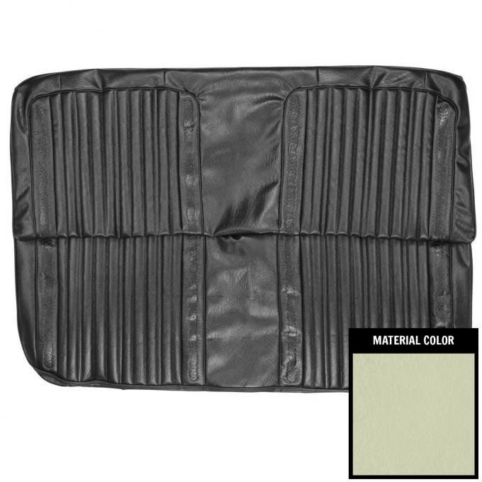 PUI Interiors 1971-1972 Chevrolet Truck Off White Front Bench Seat Cover 71TS40B