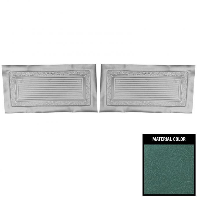 PUI Interiors 1969 Chevrolet Truck Unassembled Aqua Front Door Panels 69TD50