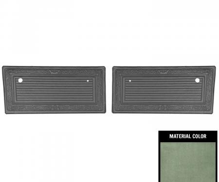 PUI Interiors 1969 Chevrolet Truck Pre Assembled Dark Metalic Green Front Door Panels 69TD24P