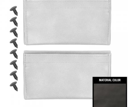 PUI Interiors 1979-1991 GM Truck/Blazer/Jimmy/Suburban Charcoal Vinyl Door Panel Map Pockets 81TDMP06