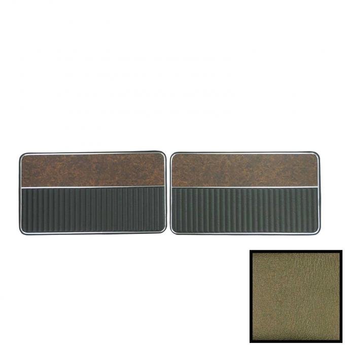 PUI Interiors 1970 Ford Ranger XLT Truck Green Front Door Panels D823
