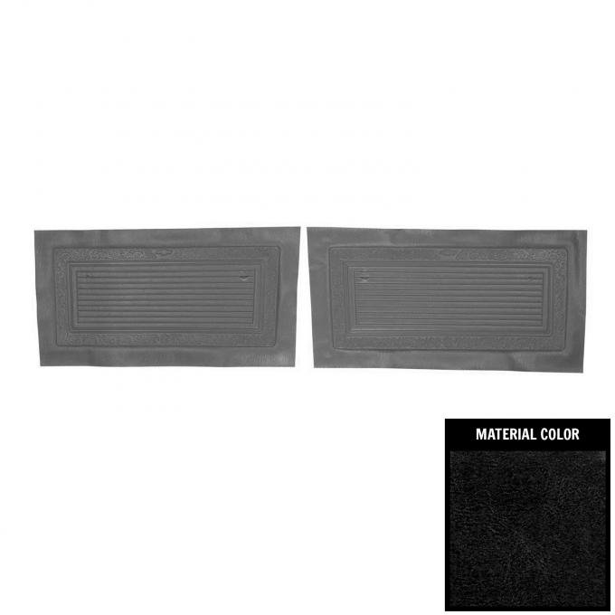 PUI Interiors 1969 Chevrolet Truck Unassembled Red Front Door Panels 69TD64
