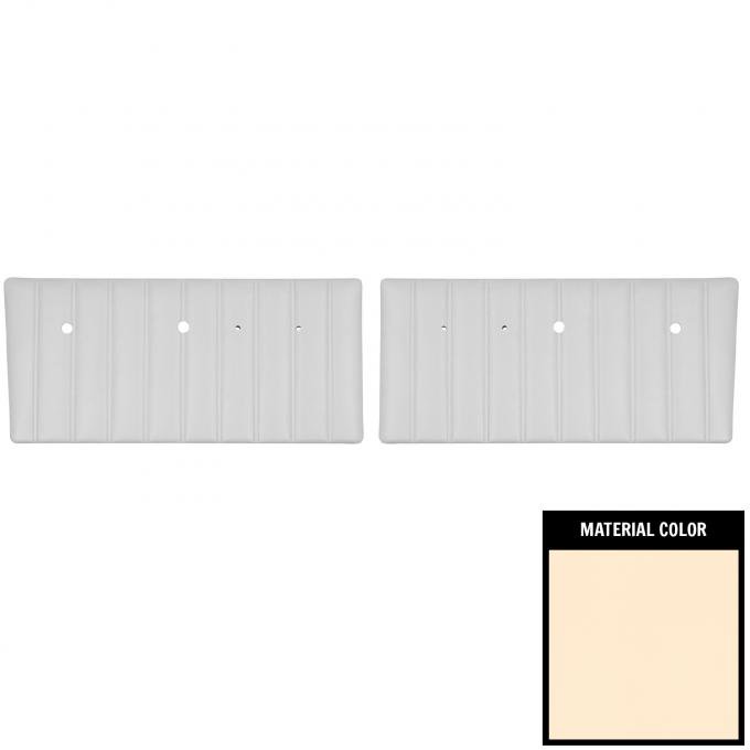 PUI Interiors 1967-1968 Chevrolet Truck Pre Assembled Off White Front Door Panels 67TD40P