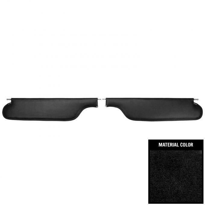 PUI Interiors 1973-1987 Chevrolet Truck Black Sun Visors SV3070