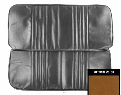 PUI Interiors 1955-1959 Chevrolet & GMC Truck Camel Front Bench Seat Cover 55TS48B