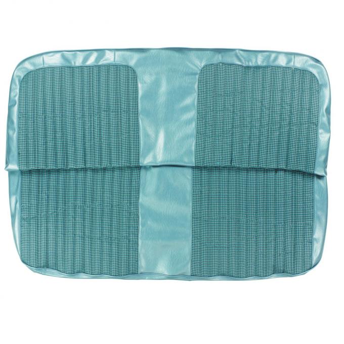 PUI Interiors 1971-1972 Chevrolet Truck Blue/Bright Blue Houndstooth Front Bench Seat Cover 71TSD14B