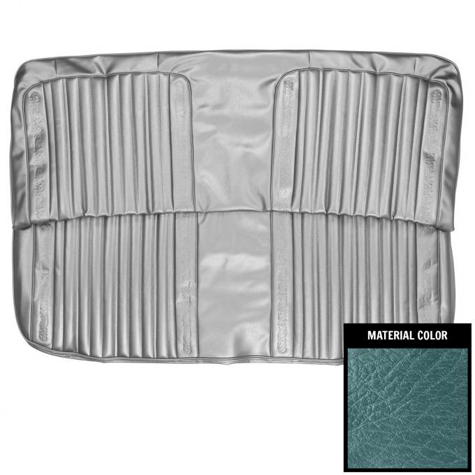 PUI Interiors 1971-1972 Chevrolet Truck Bright Blue Front Bench Seat Cover 71TS14B