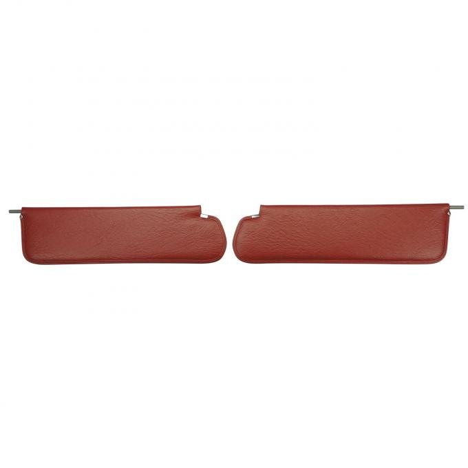 PUI Interiors 1969-1972 Chevrolet/GMC Truck Red Sun Visors SV2330