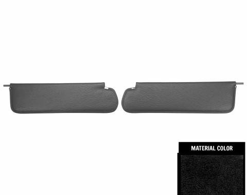 PUI Interiors 1969-1972 Chevrolet/GMC Truck Black Sun Visors SV2310