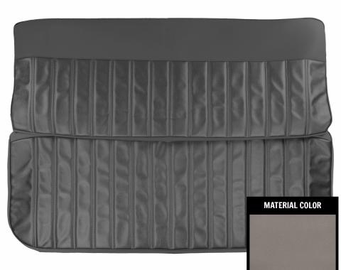 PUI Interiors 1960-66 Chevrolet & GMC Truck Gray Vinyl Front Bench Seat Cover 60TS02B