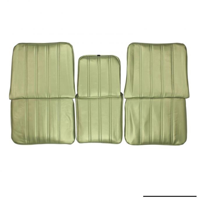 PUI Interiors 1967-1968 Chevrolet Truck Light Green Front Buddy Bucket Seat Covers 67TS23U