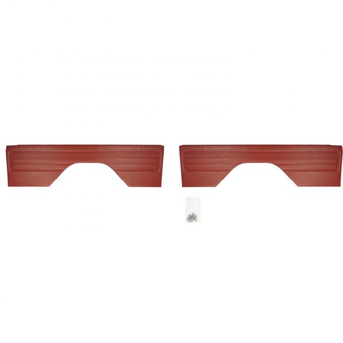 PUI Interiors 1969-72 Chevrolet Blazer Red Rear Panels 69TDB30C