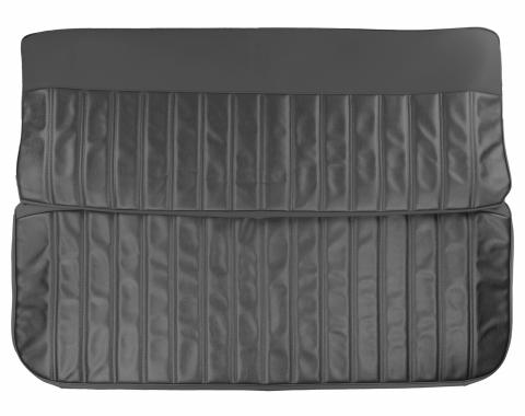 PUI Interiors 1960-66 Chevrolet & GMC Truck Black Vinyl Front Bench Seat Cover 60TS10B