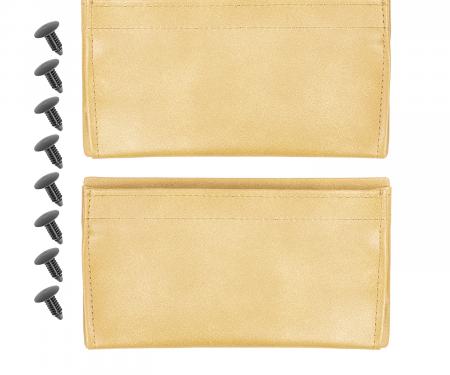 PUI Interiors 1979-1991 GM Truck/Blazer/Jimmy/Suburban Camel Vinyl Door Panel Map Pockets 81TDMP48