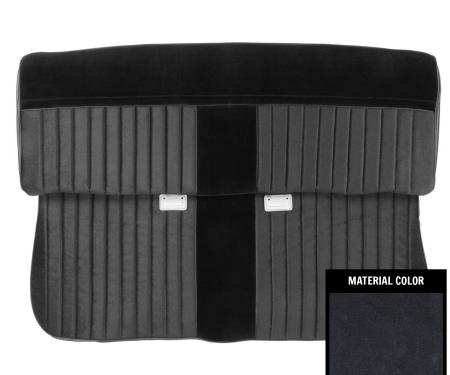 PUI Interiors 1982-1987 Chevrolet Truck Blue Cloth Front Bench Seat Cover 82TSC03B
