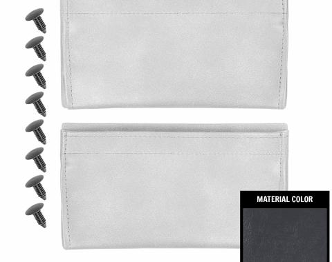 PUI Interiors 1979-1991 GM Truck/Blazer/Jimmy/Suburban Blue Vinyl Door Panel Map Pockets 81TDMP03