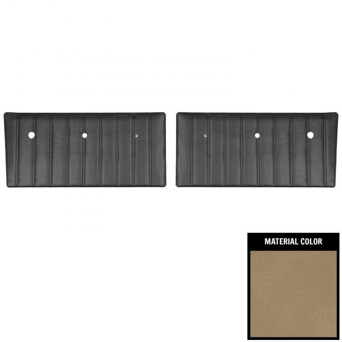 PUI Interiors 1967-1968 Chevrolet Truck Pre Assembled Gray Front Door Panels 67TDZ02P