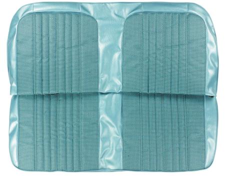 PUI Interiors 1971-1972 Chevrolet Blazer Blue/Bright Blue Houndstooth Rear Bench Seat Cover 71TSD14C