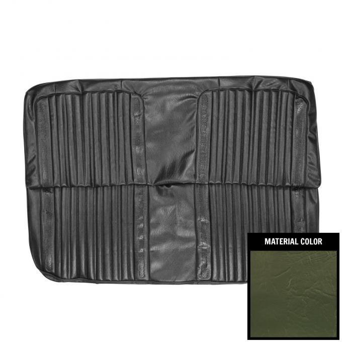 PUI Interiors 1971-1972 Chevrolet Truck Dark Green Front Bench Seat Cover 71TS25B