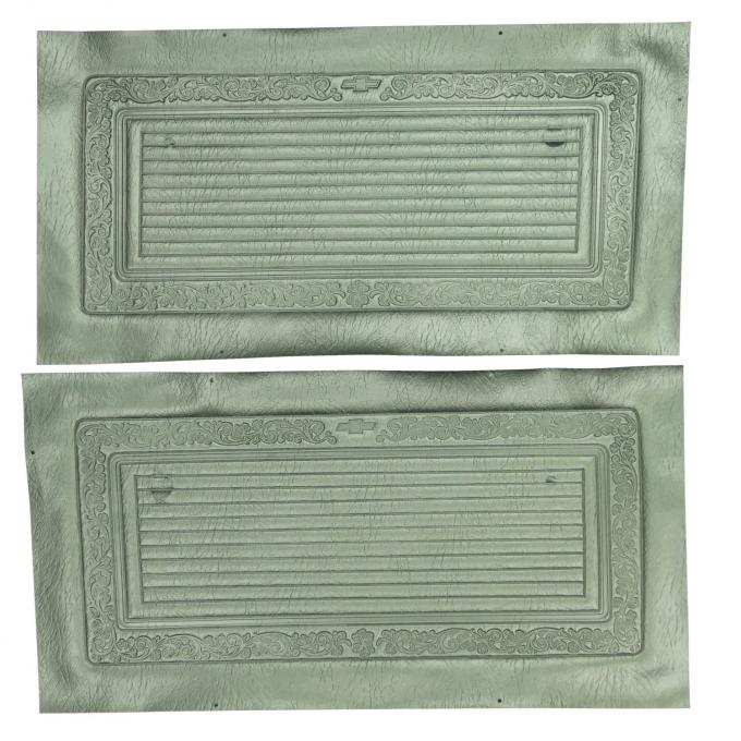 PUI Interiors 1969 Chevrolet Truck Unassembled Dark Metallic Green Front Door Panels 69TD24