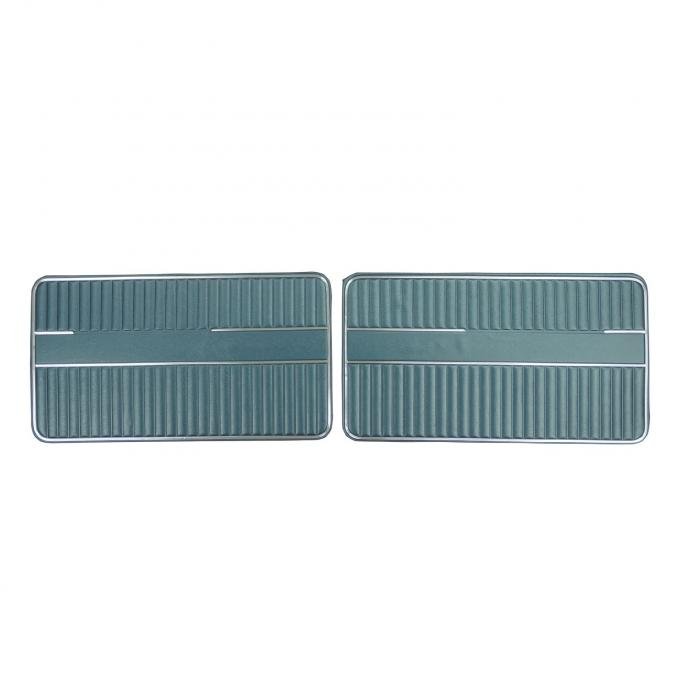 PUI Interiors 1970 Ford Ranger Sport Truck Blue Front Door Panels D834