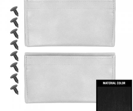 PUI Interiors 1979-1991 GM Truck/Blazer/Jimmy/Suburban Black Vinyl Door Panel Map Pockets 81TDMP70