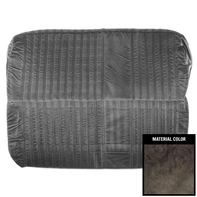 PUI Interiors 1988-1994 Chevrolet Truck Dark Gray Cloth Front Bench Seat Cover 88TSC02B