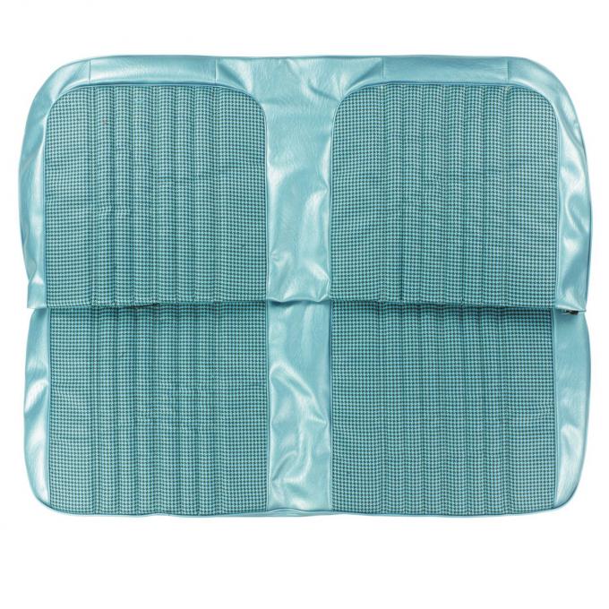 PUI Interiors 1971-1972 Chevrolet Blazer Blue/Bright Blue Houndstooth Rear Bench Seat Cover 71TSD14C