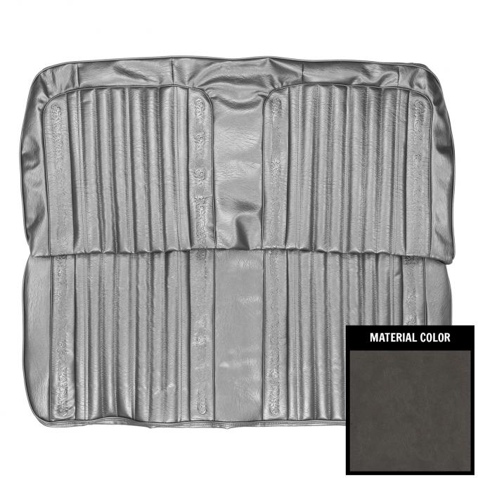 PUI Interiors 1971-1972 Chevrolet Blazer Gray Open Backed Front Bucket Seat Cover 71TSZ02C