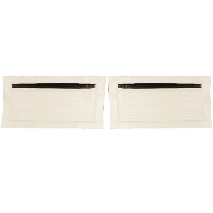 PUI Interiors 1970-1971 Chevrolet Truck Unassembled White Front Door Panels 70TD37