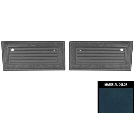 PUI Interiors 1969 Chevrolet Truck Pre Assembled Dark Blue Front Door Panels 69TD54P