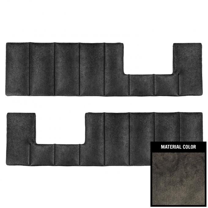PUI Interiors 1981-1991 GM Truck/Blazer/Jimmy/Suburban Charcoal Cloth Front Door Panel Inserts 81TDIC06
