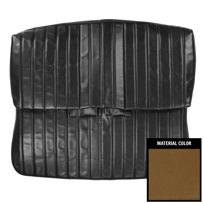 PUI Interiors 1982-1992 Chevrolet S-10 Truck Camel Front Bench Seat Cover 82TSS36B2