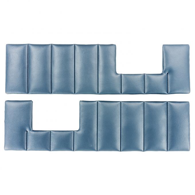 PUI Interiors 1981-1991 GM Truck/Blazer/Jimmy/Suburban Blue Vinyl Front Door Panel Inserts 81TDIV03