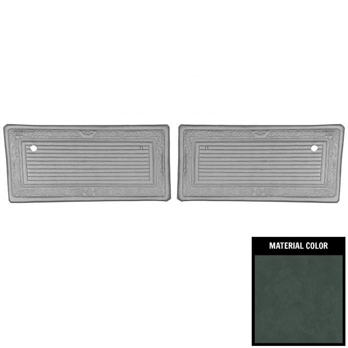 PUI Interiors 1969 Chevrolet Truck Pre Assembled Gray Front Door Panels 69TDZ02P