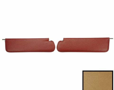 PUI Interiors 1969-1972 Chevrolet/GMC Truck Sandalwood Sun Visors SV2341