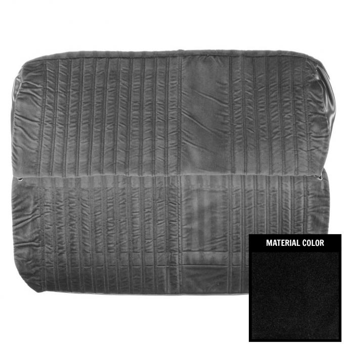 PUI Interiors 1988-1994 Chevrolet Truck Black Cloth Front Bench Seat Cover 88TSC05B