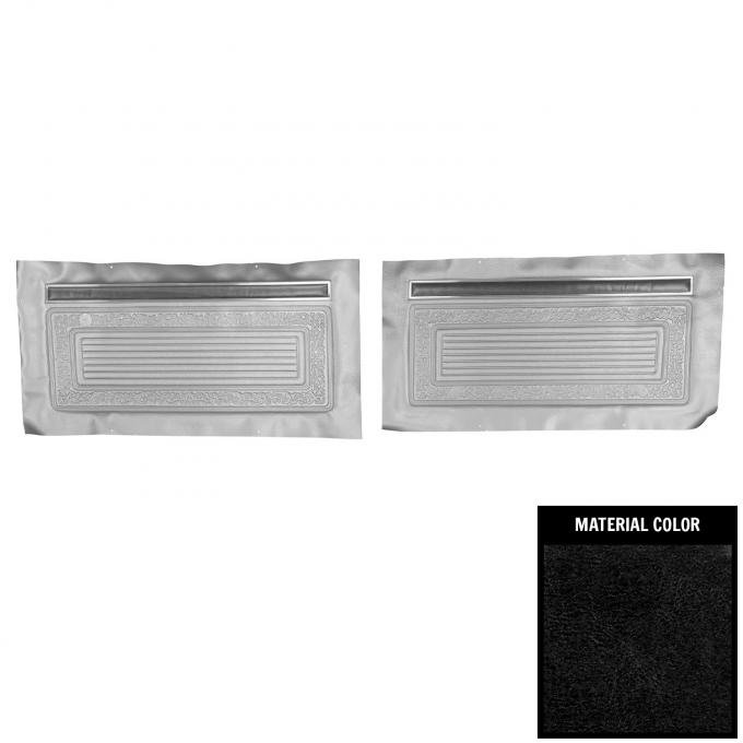 PUI Interiors 1970-1971 Chevrolet Truck Unassembled Aqua Front Door Panels 70TD02