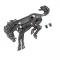 Dennis Carpenter Emblem - Bronco Horse - Mounting Stud & Clip Type - Black Chrome - 1966-88 Ford Bronco, 2021-22 Ford Bronco E0TZ-16228-BC