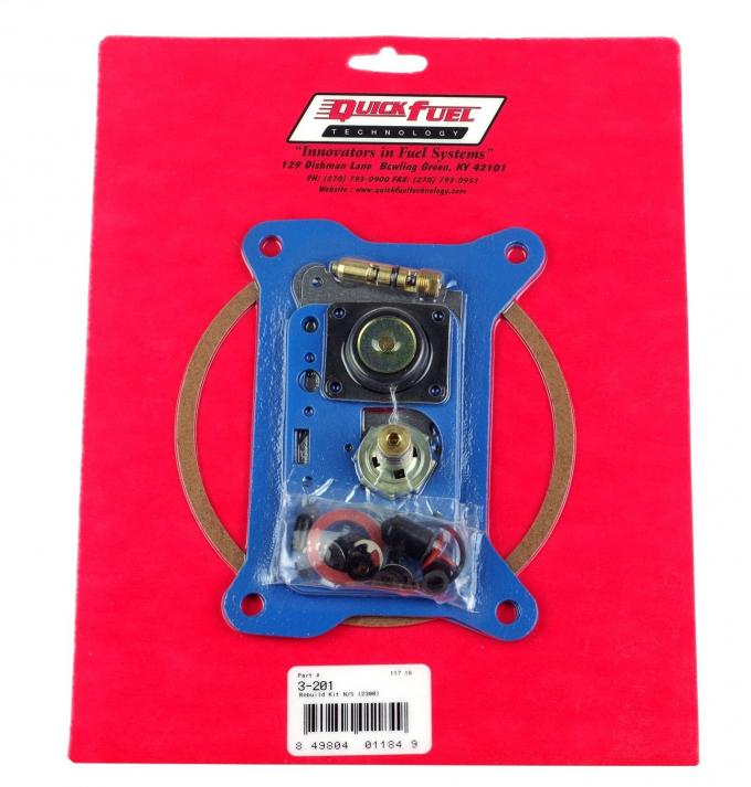 Quick Fuel Technology Non-Stick Rebuild Kit; 2300 (350, 500 CFM) 3-201QFT