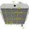 Champion Cooling 3 Row All Aluminum Radiator Made With Aircraft Grade Aluminum CC6062