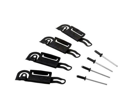 Dennis Carpenter Clips for Windshield Belt Molding - Pack of 4 - 1980-96 Ford Truck, 1980-96 Ford Bronco E1DZ-6629100-A