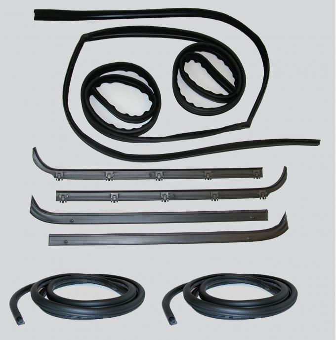 Fairchild Industries Belt Weatherstrip- Window Channel- Door Seal Kit, Driver Side & Passenger Side KF1001-8